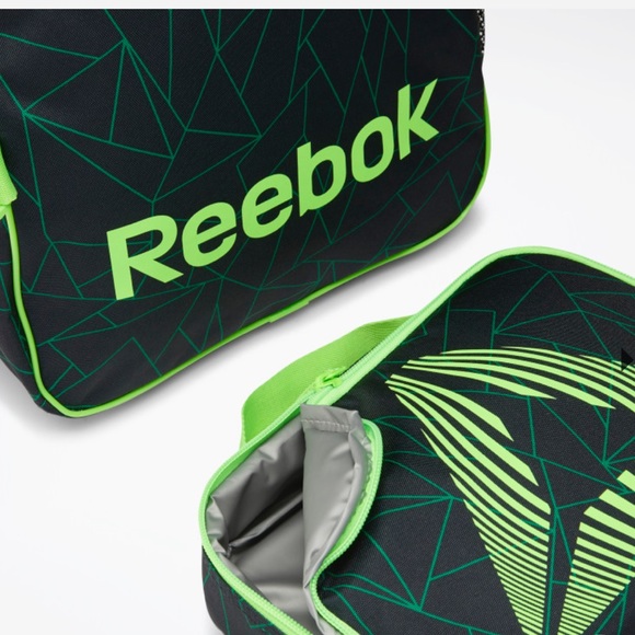 Reebok Lunchbox Backpack Black / Green - Picture 3 of 3